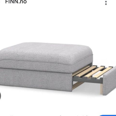 Ønskes kjøpt IKEA Valentuna sovesofa/sovepuff