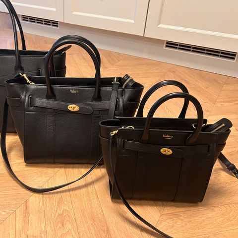 Mulberry Zipped Bayswater - to forskjellige størrelser