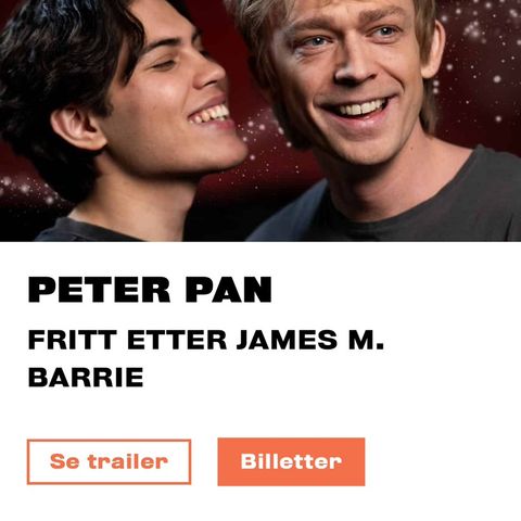 Selger én billett til Peter Pan 14.9.