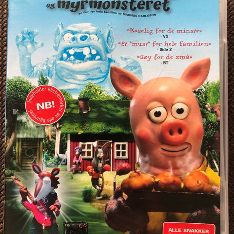 (DVD) Desmond og Myrmonsteret med klistremerker (2005) Norsk tale