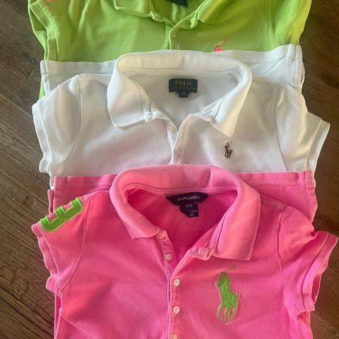 Polo Ralph Lauren genser (str 7 og 8-10 år)