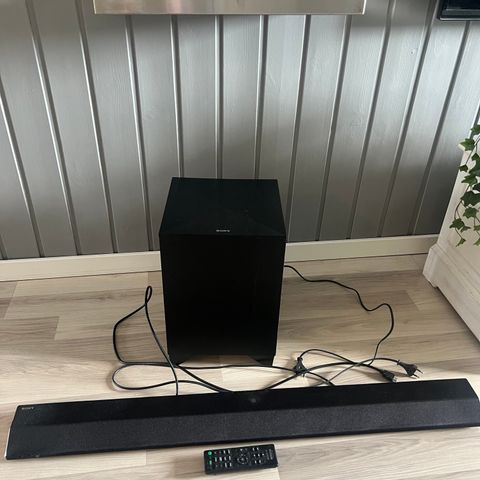 Sony lydplanke+subwoofer