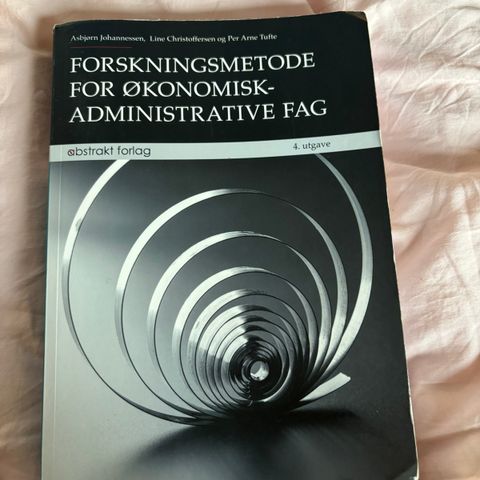 Forskningsmetode for økonomiskadministrative fag