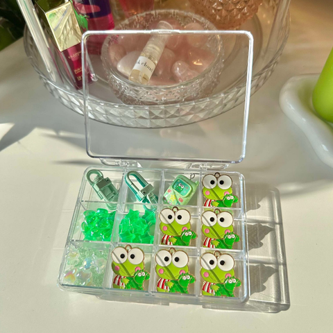 Keroppi DIY sett (charms, perler, låser)