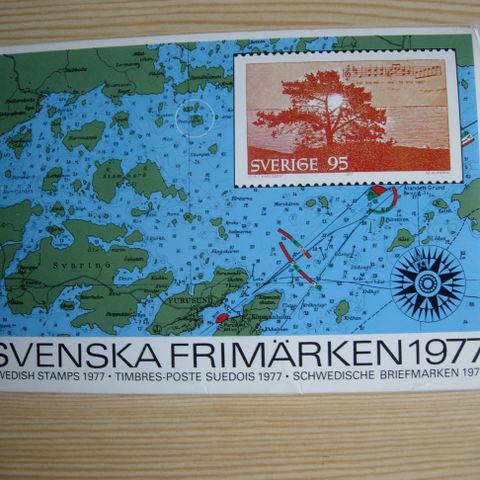 Årssett Svenske frimerker 1977