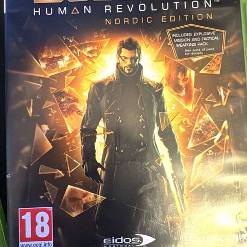 XBOX 360 - Deus ex Human revolution. Nordic edition