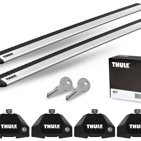 Thule WingBar EVO 150cm / fotsett / monteringssett