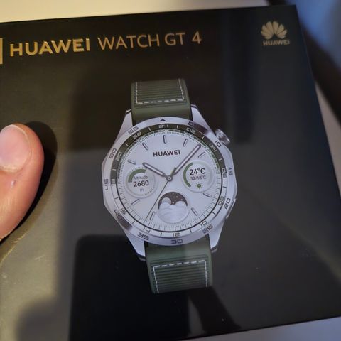 Huawei Watch GT 4 sportsklokke 46mm (grønn)