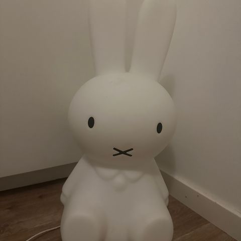 Miffy Lampe XL som ny!