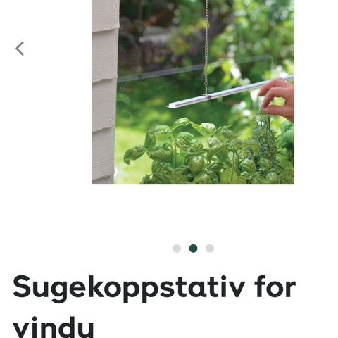 Sugekopp stativ til plantelys