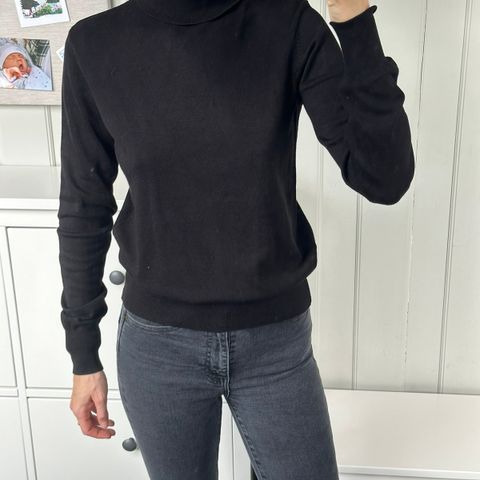 H&M svart turtleneck