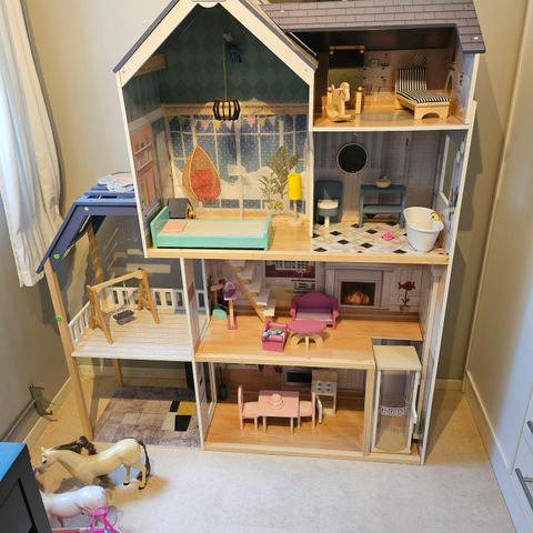 Barbie hus, stort