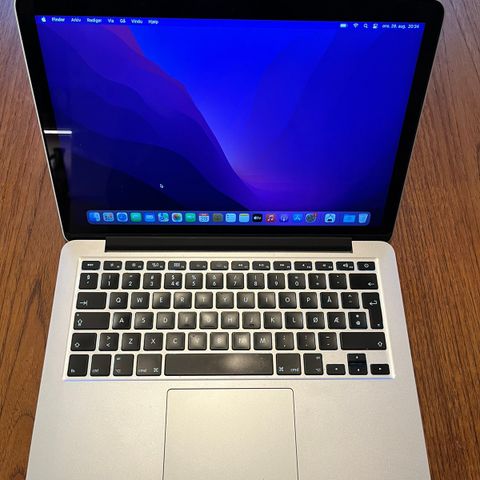 MacBook Pro (Retina, 13 inch, Early 2015), lagringsplass 512 GB