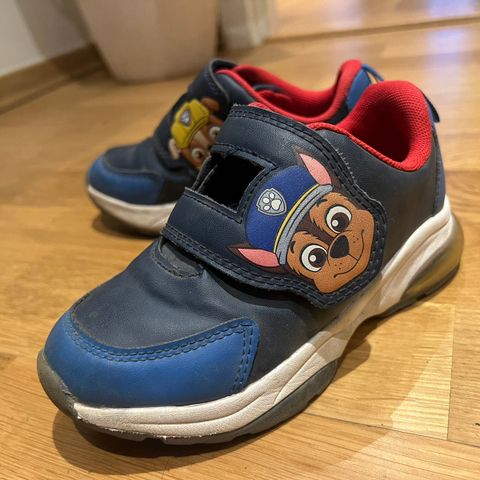 Blinkete sko Paw Patrol str 27, vanttett/ waterproof