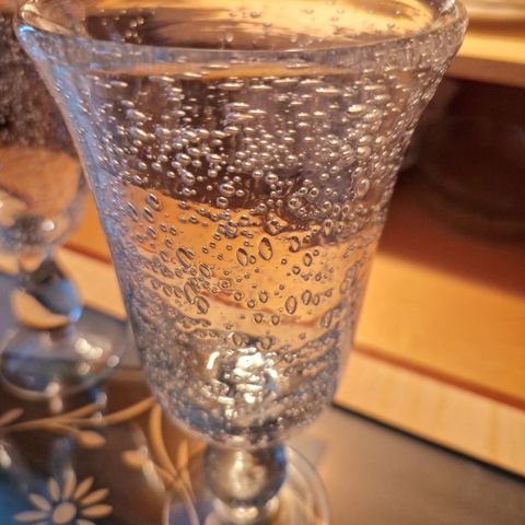 Vintage vinglass /vannglass