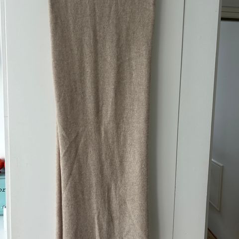 Beige ullskjerf