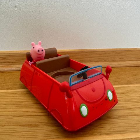 Peppa Gris bil og figur