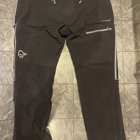 NORRØNA FALKETIND WINDSTOPPER HYBRID PANTS str XL Farge svart