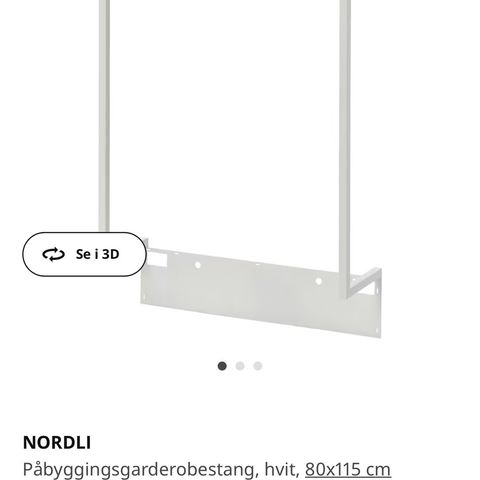 Nordli påbygningsstang