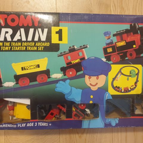 Vintage Tomy Train 1 togsett