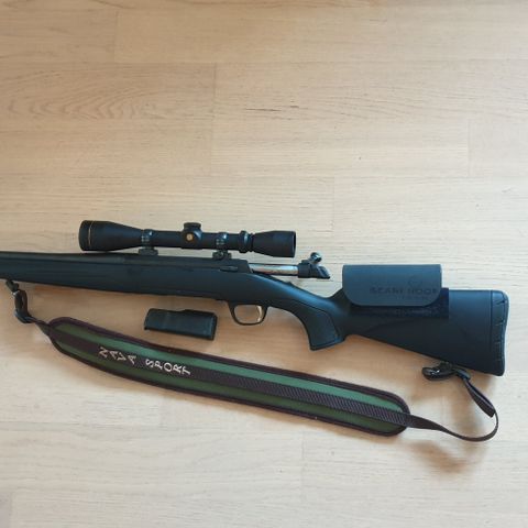 Browning x-bolt comp rifle med utstyr