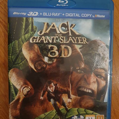 JACK THE GIANT SLAYER 3D OG BLU-RAY