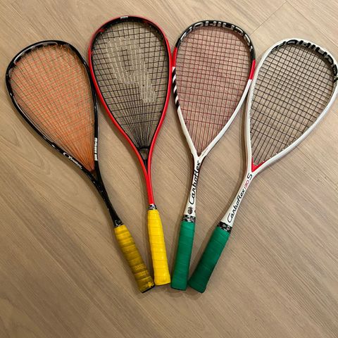 Squashracketer selges! Tecnifibre & Prince