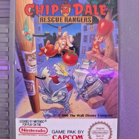 Chip n Dale rescue rangers NES spill