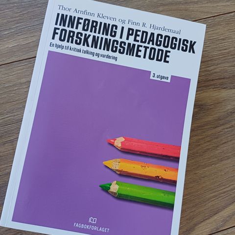 Innføring i pedagogisk forskningsmetode