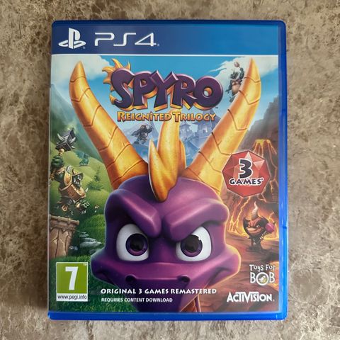 Spyro til PlayStation 4 selges!