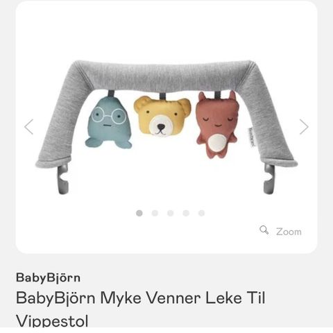 Babybjörn «myke venner» leke