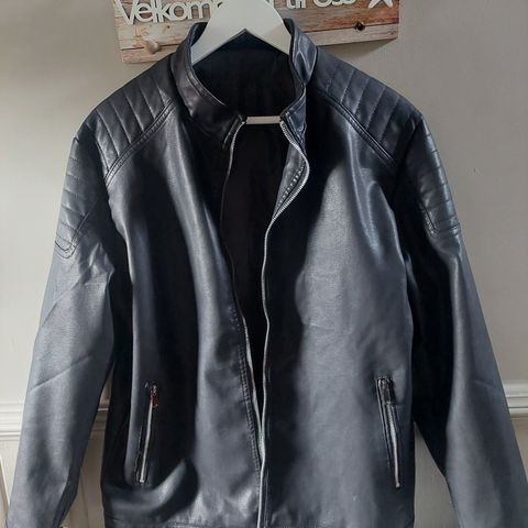 Leather jacket  eco til salg