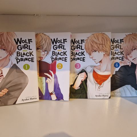 Manga wolf girl and black prince vol 1-4