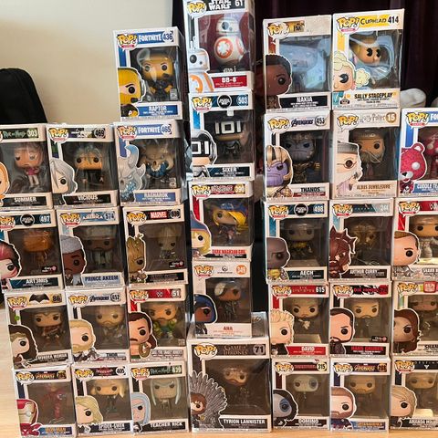 Funko Pop! Flere filmer serier spill | Marvel, Star Wars, Fortnite, Disney..