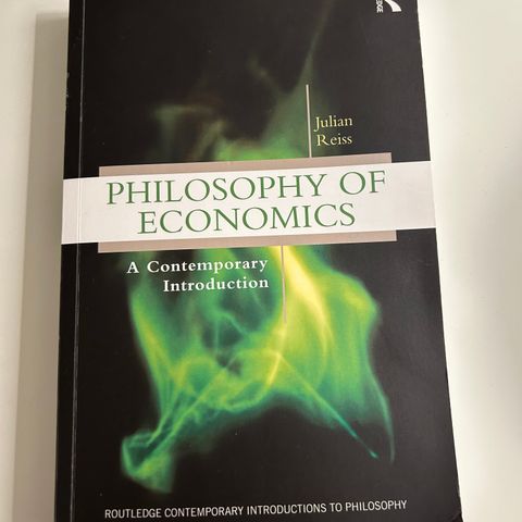 Philosophy of Economics