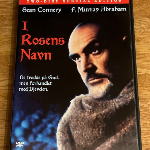 I Rosens Navn (DVD) Sean Connery, 1986