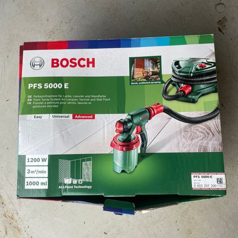 Malingssprøyte Bosch PFS 5000E