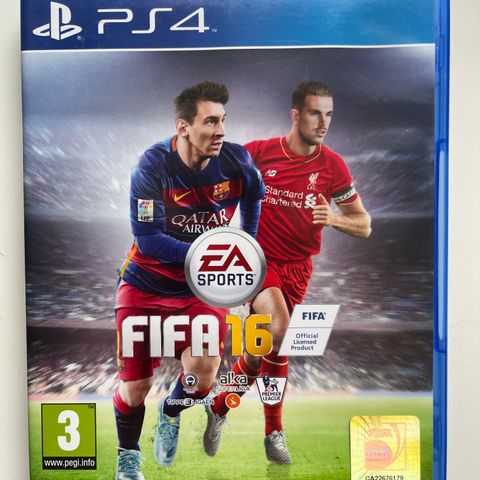 Ps4 ps5 spill FIFA 16