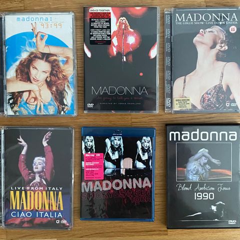 MADONNA - DVD’ER/ BLU-RAY