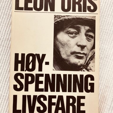 BokFrank. Leon Uris; Høyspenning livsfare (1981)  Pocket-utgave