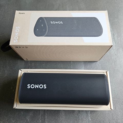 SONOS Roam bærbar trådløs smarthøyttaler, Bluetooth + Wi-Fi