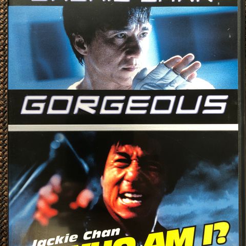 (DVD) Jackie Chan 2 filmer  Gorgeous - Who Am I (1998/99) Norsk tekst