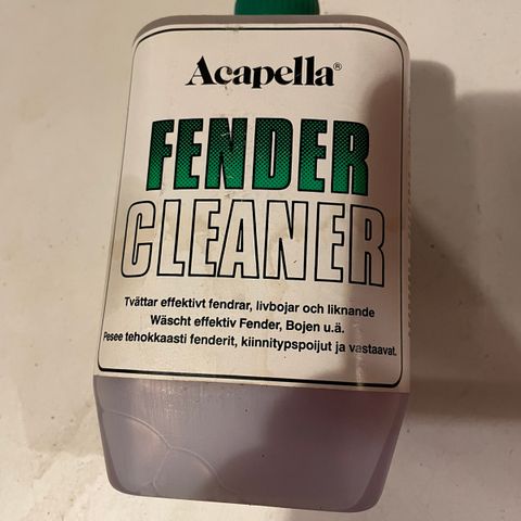 Cleaner for bl.a.fender lister mm