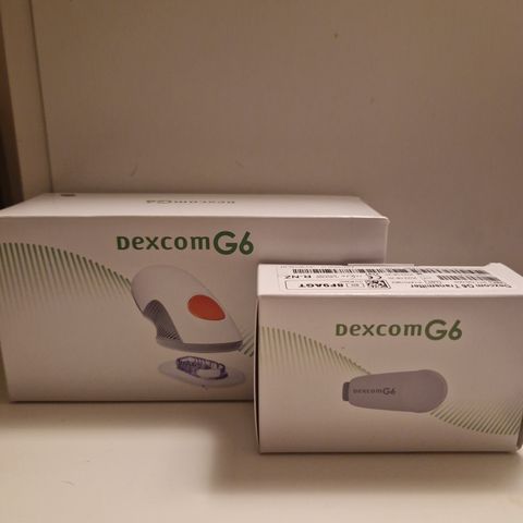 Dexcom G6 vanntett kontinuerlig blodsukkermåler