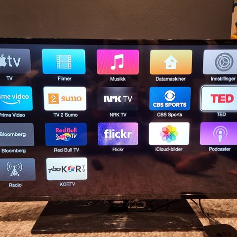 Samsung 40 Ultra HD Apple TV pakke