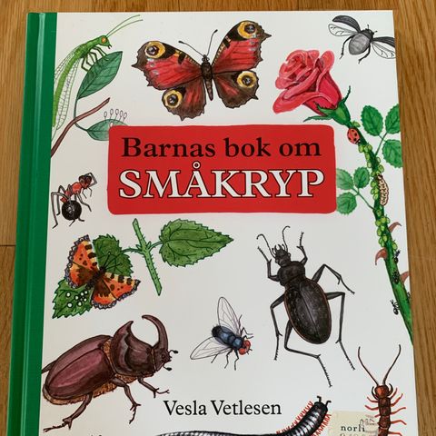 Barnas bok om småkryp - ikke brukt