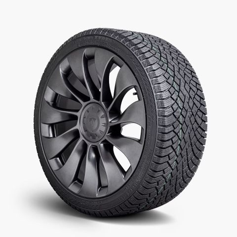 Model Y 21" Überturbine-felger og Nokian piggfrie vinterdekkpakke