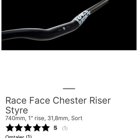 Race face chester 740mm styre og Truvativ Hussefelt stem