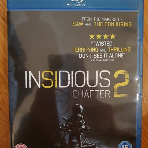 INSIDIOUS Chapter 2 Uk utgave