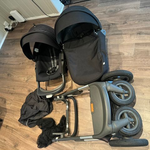 Stokke Trailz Komplett + Bilstoladapter fra Stokke